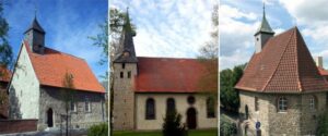 Kirchencollage - Kirche und Kapellen der KG Ilten-Höver-Bilm